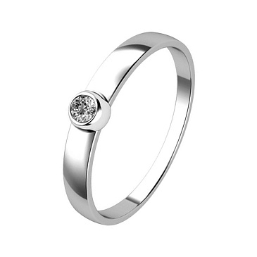 Помолвочное кольцо с бриллиантом 921158Б